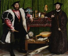Ambassadörerna, 1533, av den tyske konstnären Hans Holbein den yngre. 