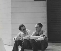 Man Ray och Marcel Duchamp 1948