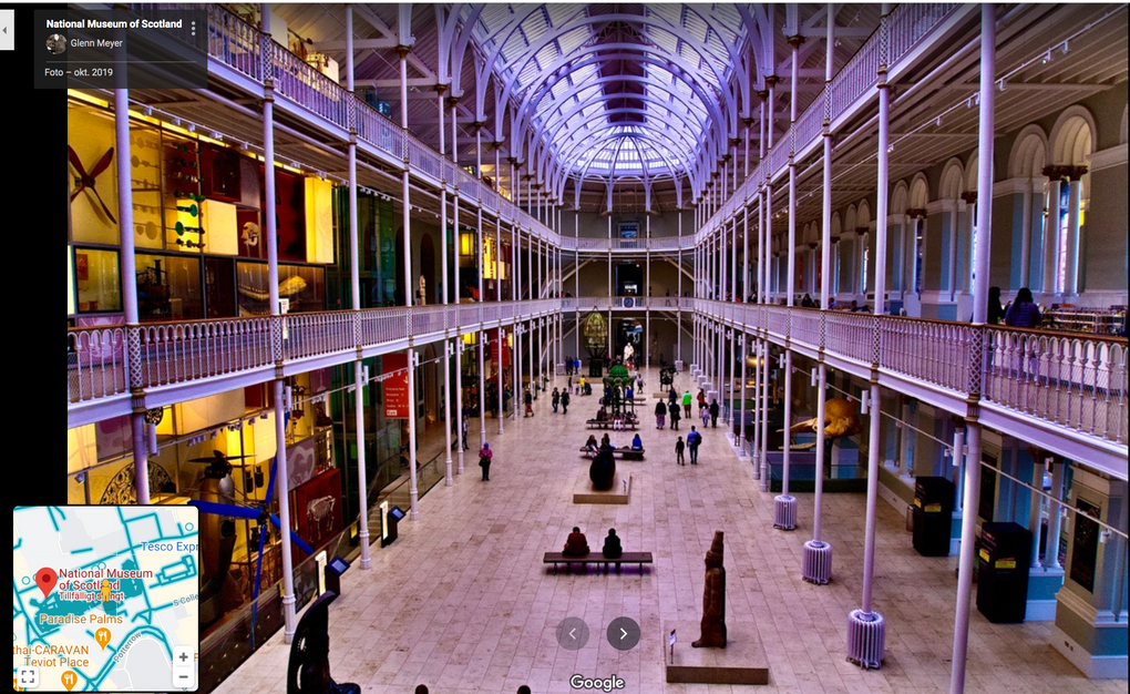 Grand Gallery i National Museum of Scotland Glenn Meyer Foto – okt. 2019